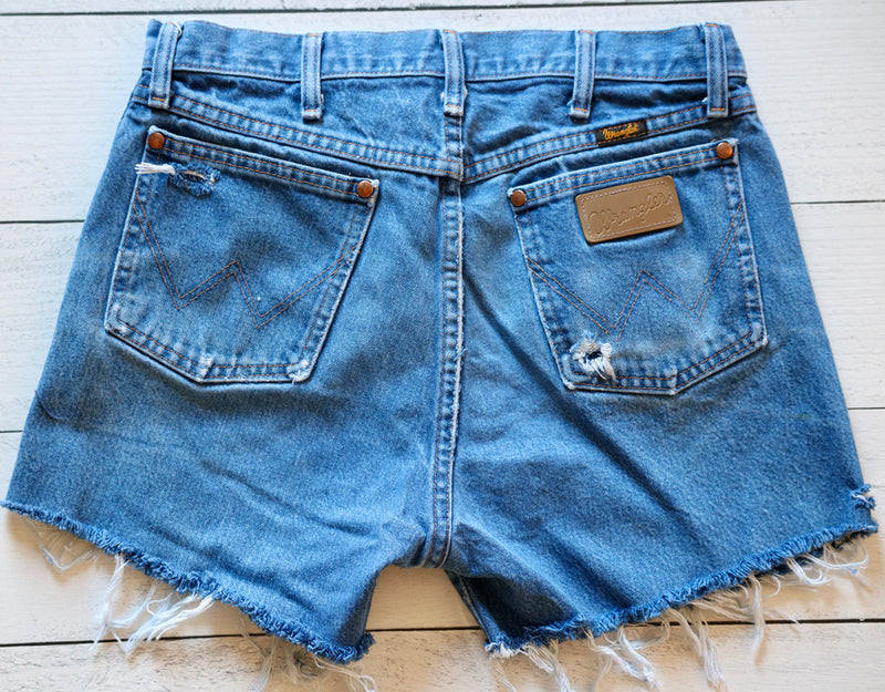 Distressed wrangler store shorts